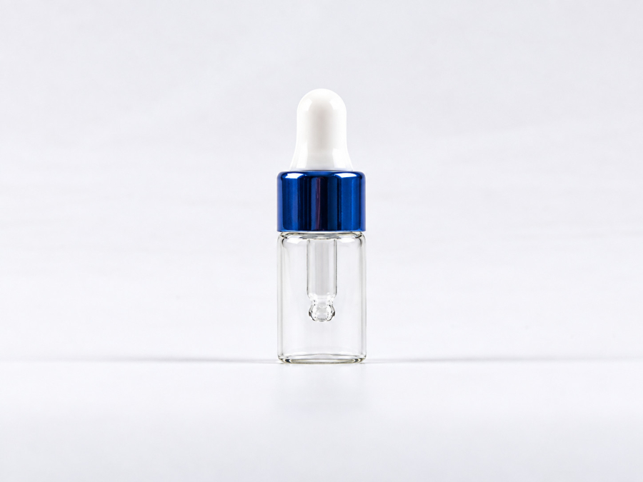 Pipettenflasche 3 ml - metallic
